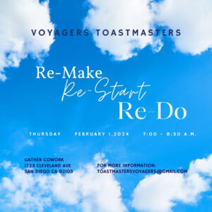 Visit Voyagers Toastmasters in Hillcrest - 7am