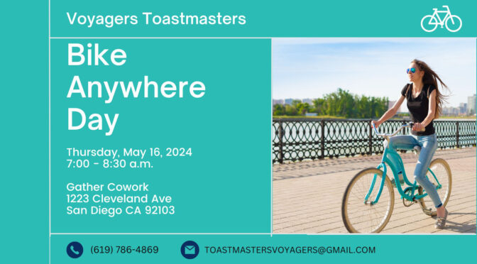 Come check out Voyagers Toastmasters in Hillcrest, San Diego